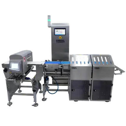 Combiné trieuse pondérale et détecteur de métaux