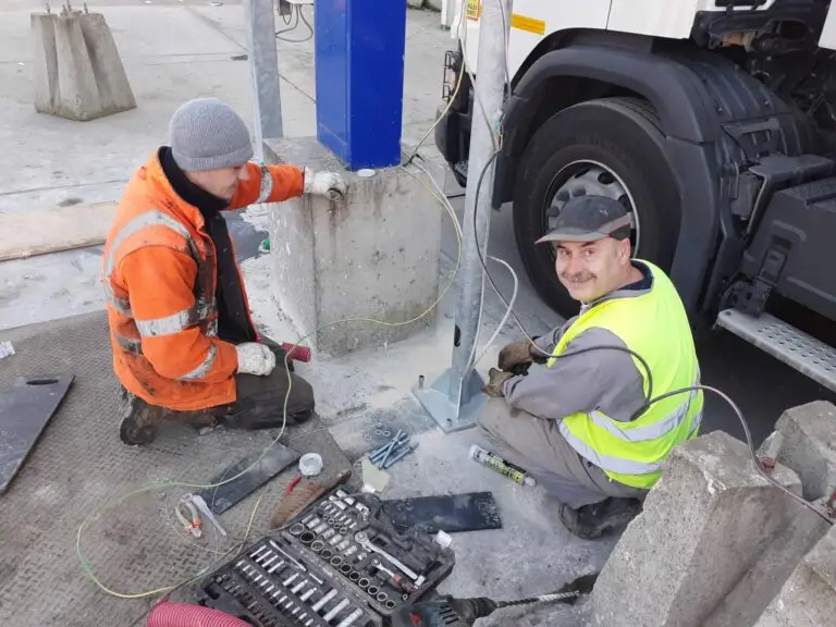 Maintenance curative de pont bascule